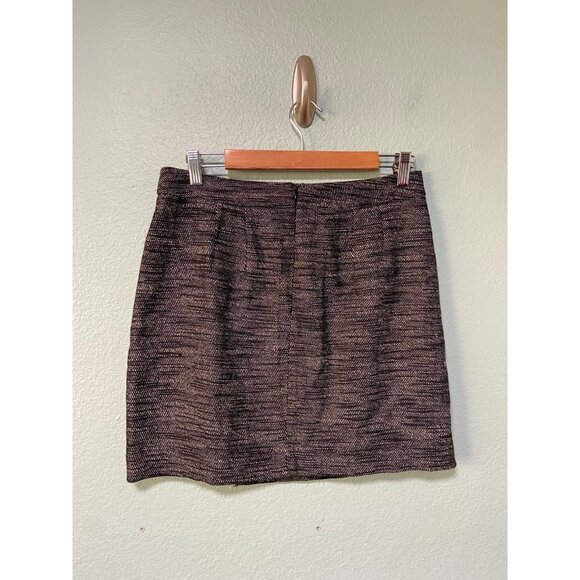 NWT Ann Taylor Loft Women's Faux Wrap Tweed Like Skirt Size 8 - Picture 2 of 7
